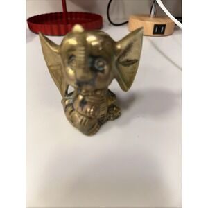 Vintage Solid Brass Baby Elephant